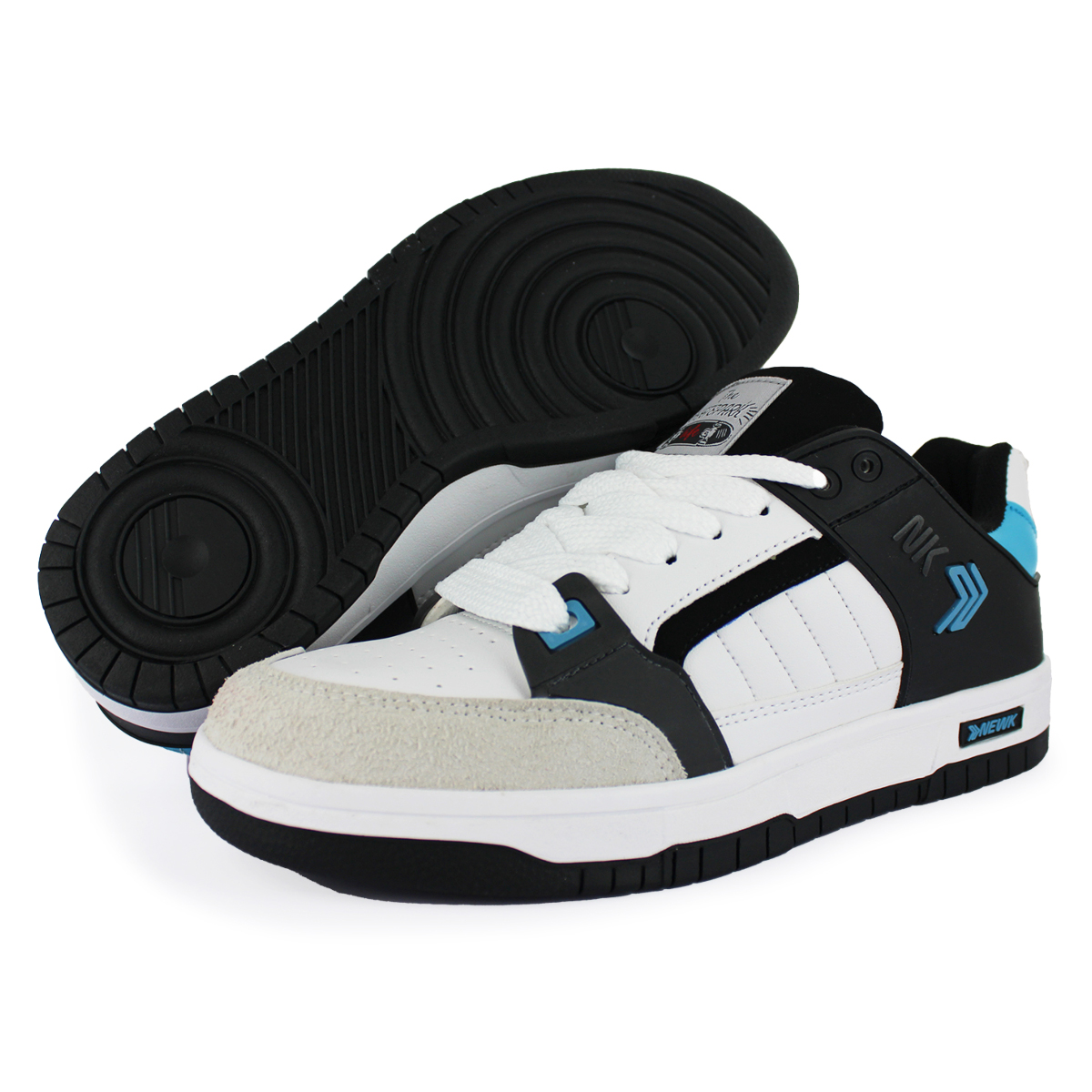 Foto 2 pulgar | Tenis Casual Gris Azul Hombre Glodunk Newk
