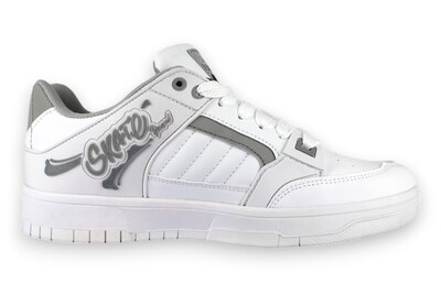 Foto 3 | Tenis Casual Blanco Gris Hombre Glodunk Newk