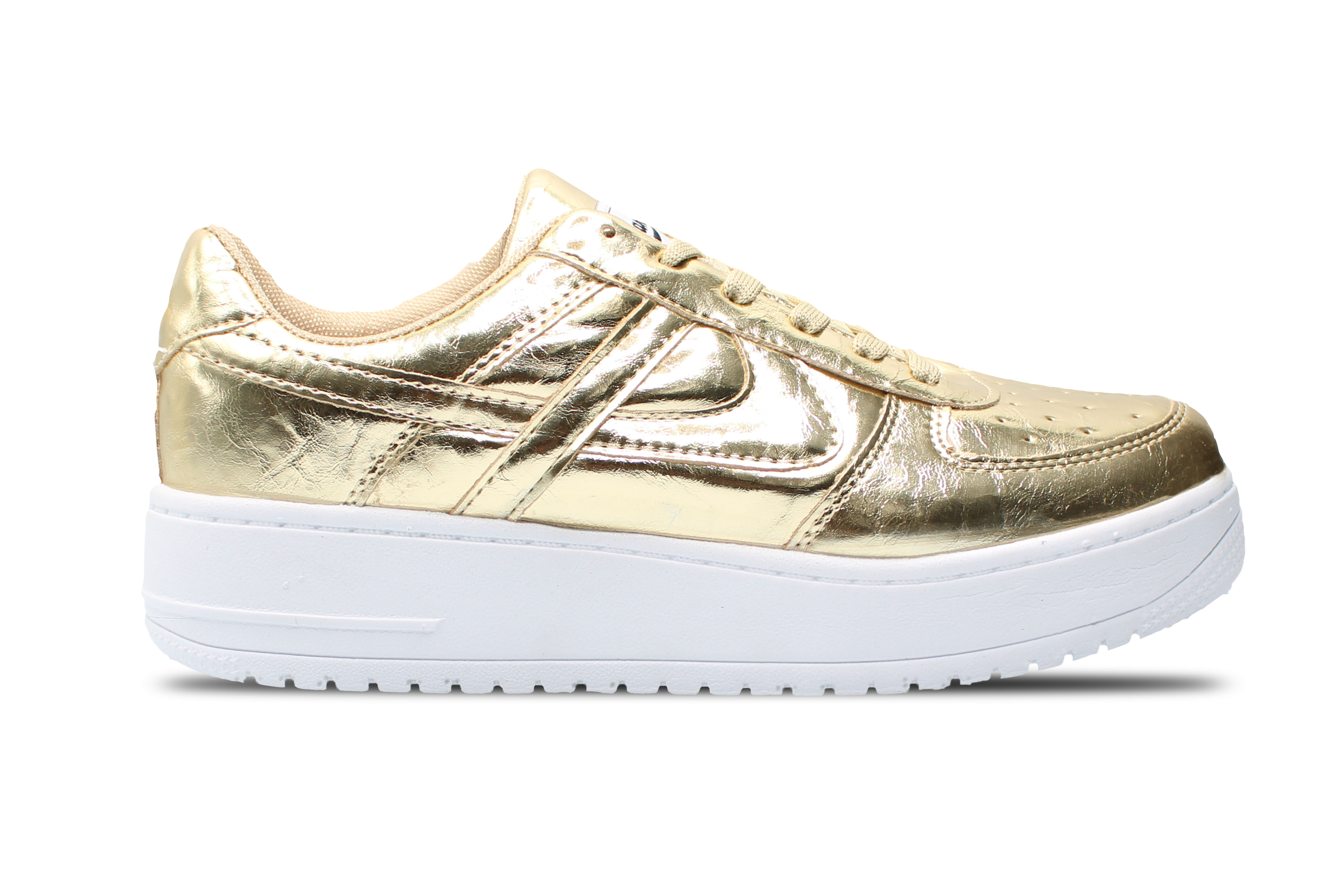 Foto 2 pulgar | Tenis Unisex Panam Meztli Ultra Dorado