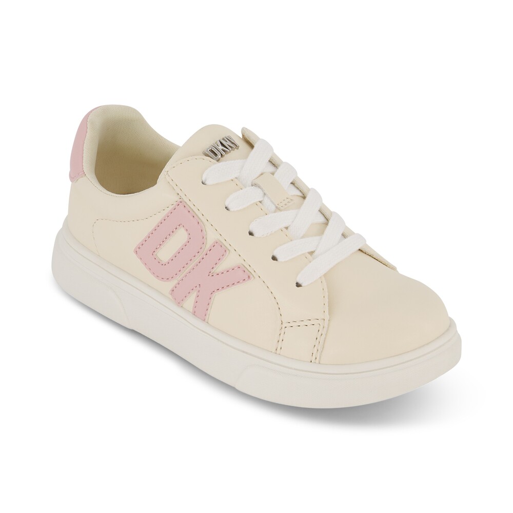 Foto 2 pulgar | Tenis Dkny Celia Bonnie Para Mujer  Color Beige Con Rosa