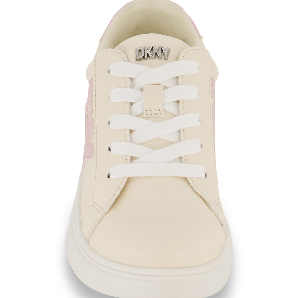 Foto 4 pulgar | Tenis Dkny Celia Bonnie Para Mujer  Color Beige Con Rosa
