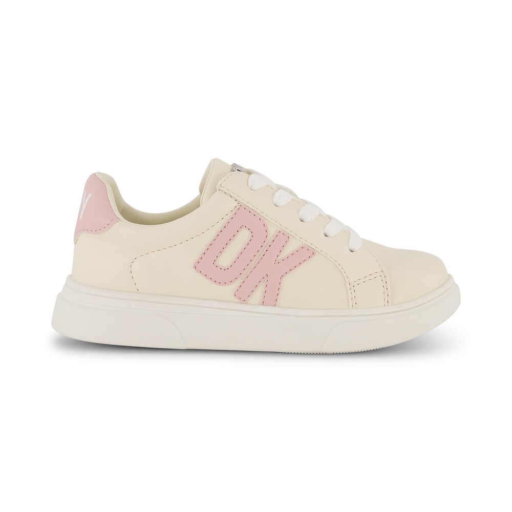 Foto 5 pulgar | Tenis Dkny Celia Bonnie Para Mujer  Color Beige Con Rosa
