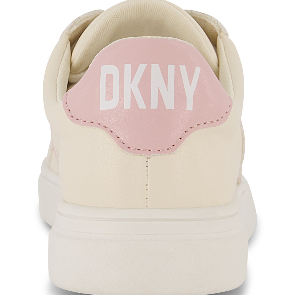 Foto 7 pulgar | Tenis Dkny Celia Bonnie Para Mujer  Color Beige Con Rosa