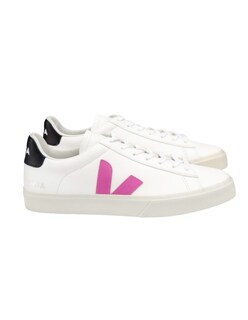 Foto 1 | Tenis De Campo Veja Color Blanco Con Logo Fucsia