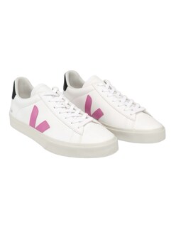 Foto 3 | Tenis De Campo Veja Color Blanco Con Logo Fucsia