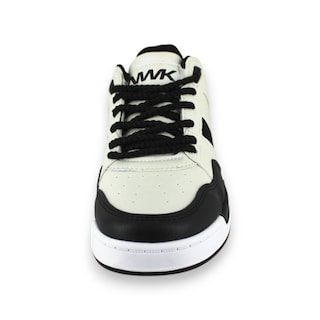 Foto 4 | Tenis Casual Blanco Negro Mujer Canter Newk