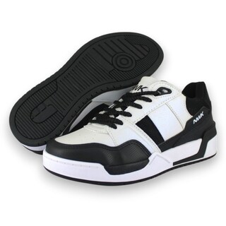 Foto 1 | Tenis Casual Blanco Negro Mujer Canter Newk