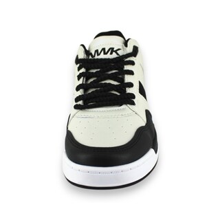 Foto 4 | Tenis Casual Blanco Negro Mujer Canter Newk