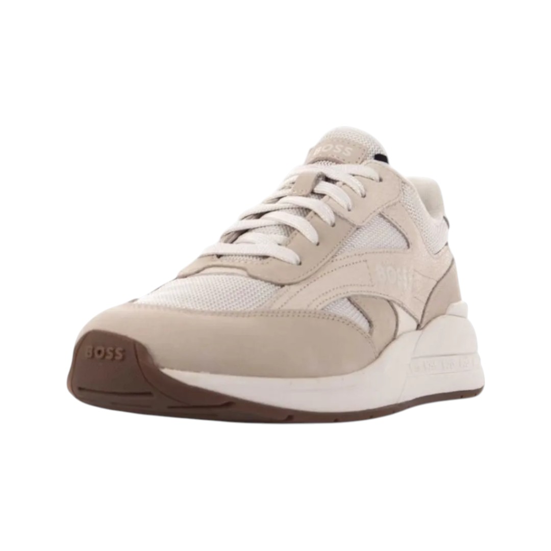 Foto 4 pulgar | Tenis Hugo Boss Kurt Runn Color Beige Para Hombre - Original