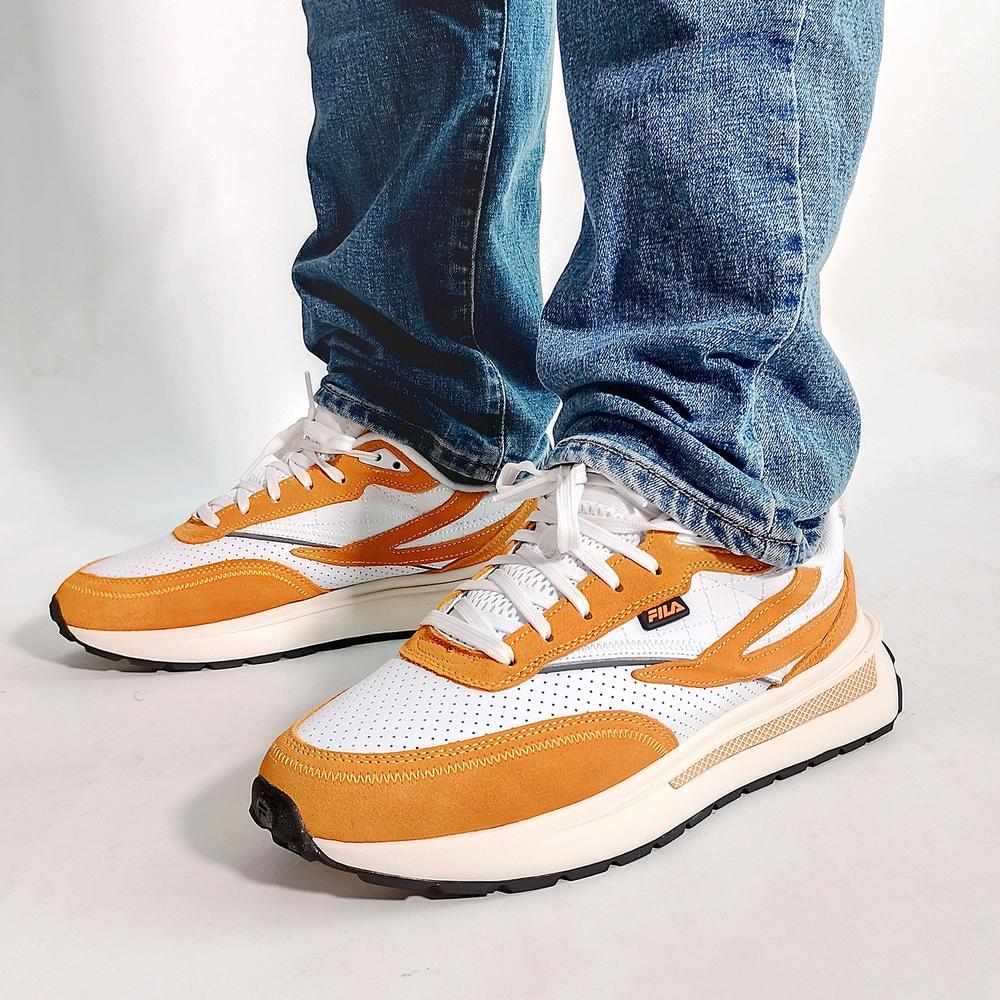 Foto 8 pulgar | Tenis Fila Renno Premium - 1rm02181720 - Naranja - Hombre Naranja