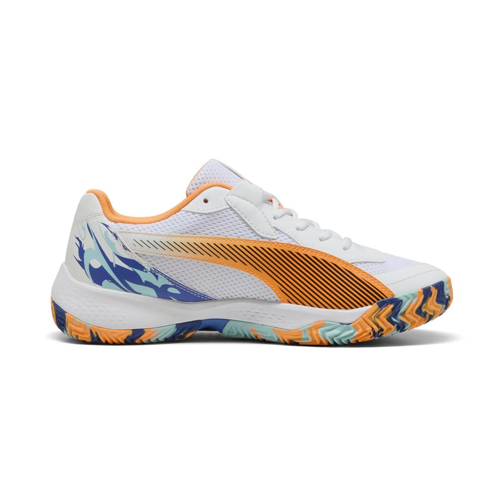 Foto 3 pulgar | Tenis Puma Nova Court Unisex Naranja Claro