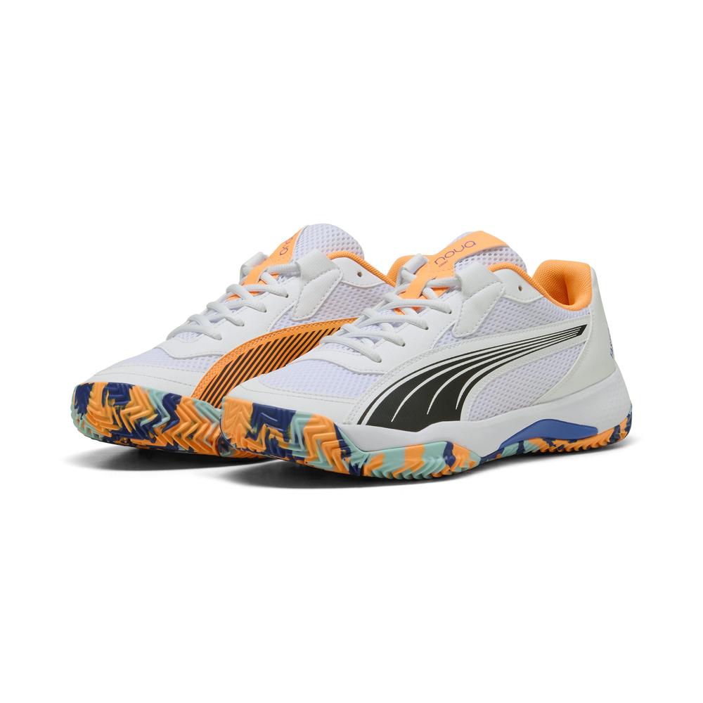 Foto 4 pulgar | Tenis Puma Nova Court Unisex Naranja Claro