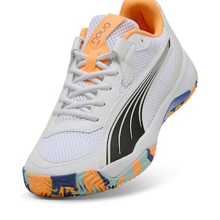 Foto 4 | Tenis Puma Nova Court Unisex Naranja Claro