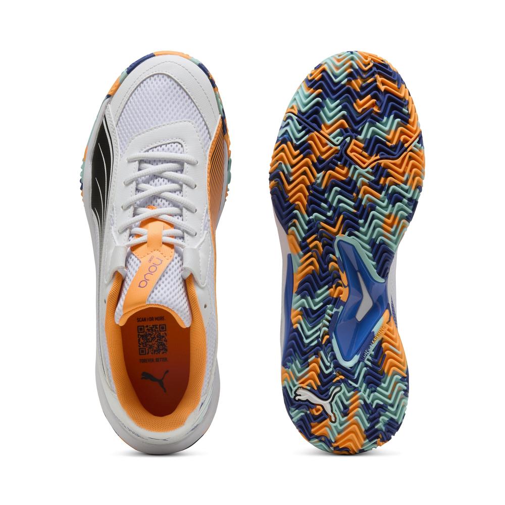 Foto 7 pulgar | Tenis Puma Nova Court Unisex Naranja Claro