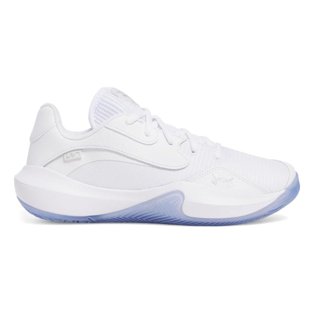 Foto 2 pulgar | Tenis Under Armour Ua Lockdown 7 Low Unisex Deportivo Blanco