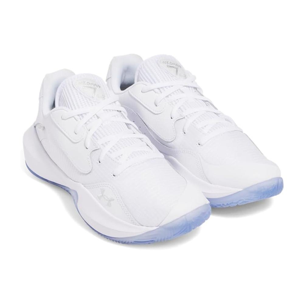 Foto 4 pulgar | Tenis Under Armour Ua Lockdown 7 Low Unisex Deportivo Blanco