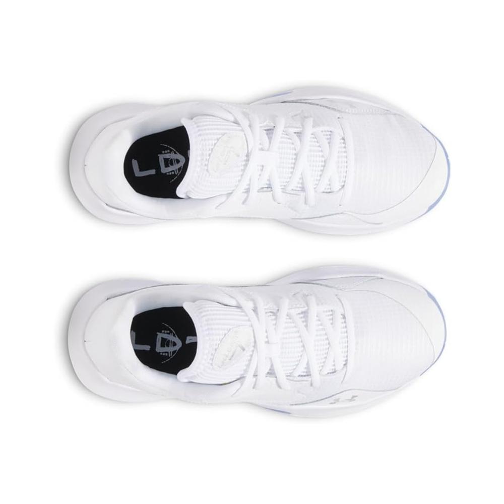 Foto 5 pulgar | Tenis Under Armour Ua Lockdown 7 Low Unisex Deportivo Blanco