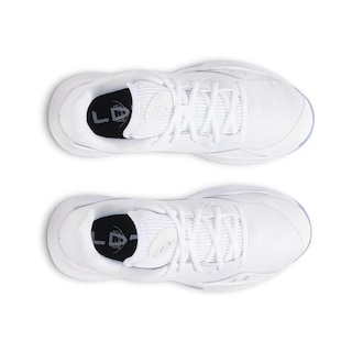 Foto 4 | Tenis Under Armour Ua Lockdown 7 Low Unisex Deportivo Blanco