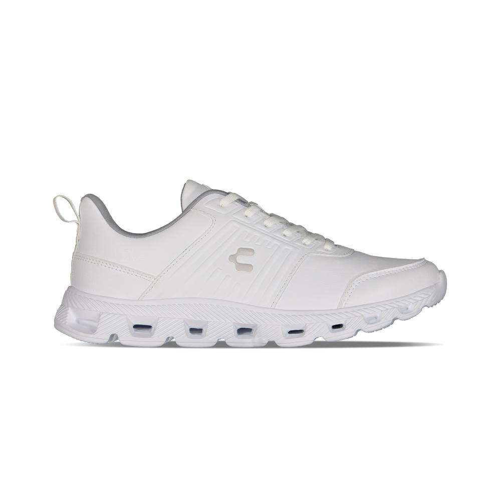 Foto 2 pulgar | Tenis Charly Relax Walking Hombre Transpirables Blanco
