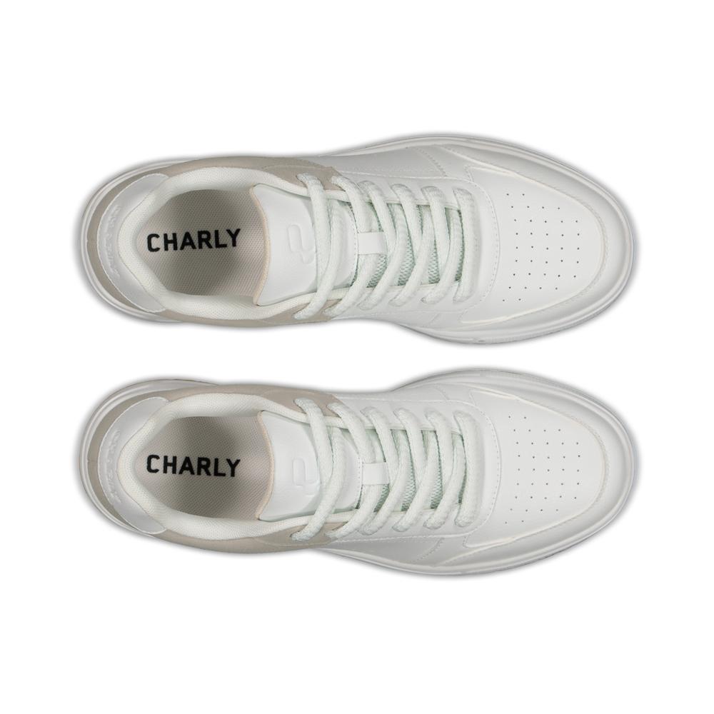 Foto 5 pulgar | Tenis Charly City Moda Hombre Juvenil Blanco