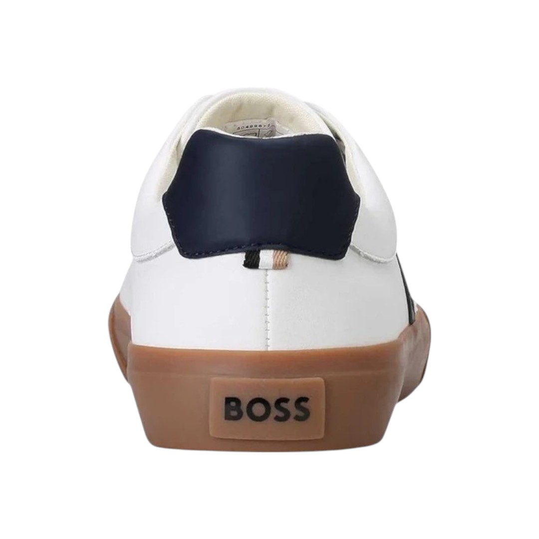 Foto 6 pulgar | Tenis Boss Casuales Big Logo Aiden Tenn De Hombre Color Blanco - Original