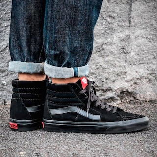 Foto 7 | Tenis Vans Sk8 Hi - 0d5ibka - Negro - Unisex Negro