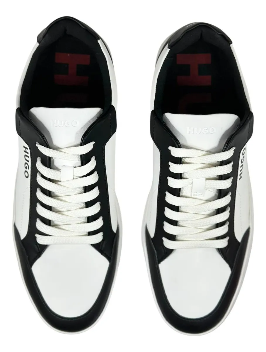 Foto 6 pulgar | Tenis Hugo Boss Casuales Futurism Blanco/negro De Hombre - Original