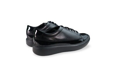 Foto 3 | Tenis Hombre Benissimo 33524zg Piel Negro Urbano