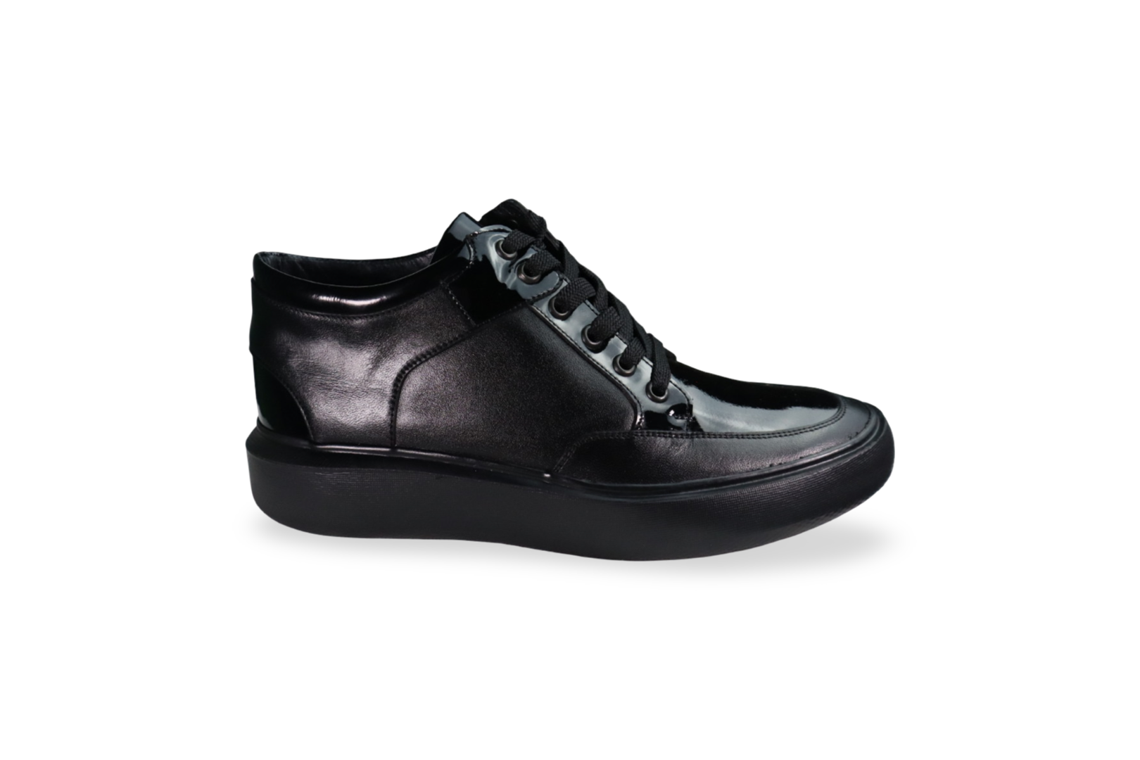 Foto 2 pulgar | Tenis Hombre Benissimo 33766 Piel Negro Casual