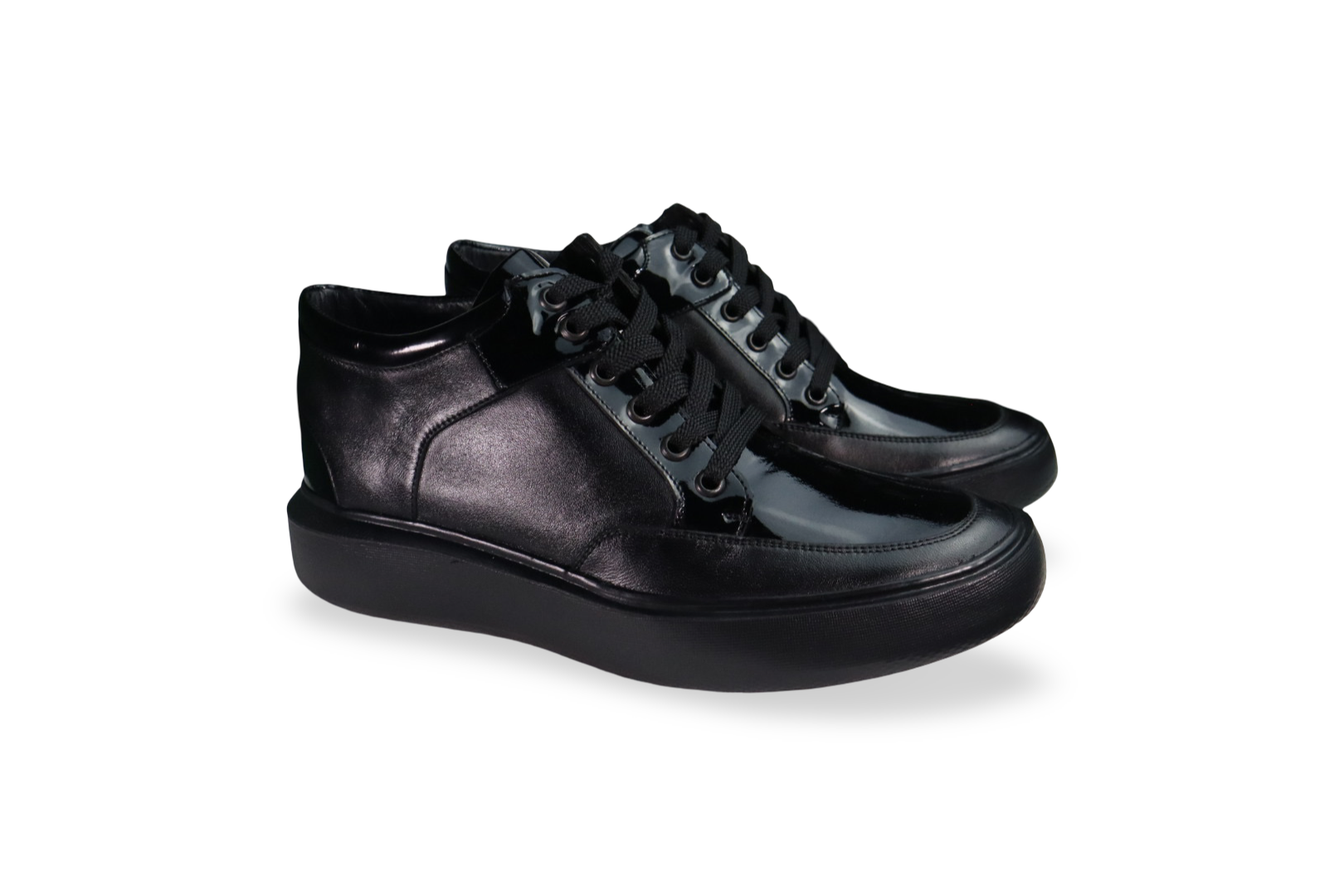 Foto 3 pulgar | Tenis Hombre Benissimo 33766 Piel Negro Casual