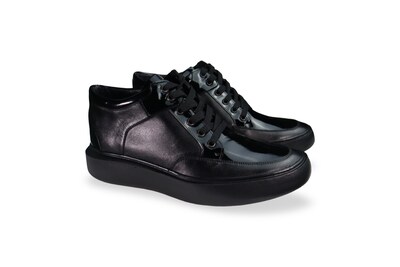 Foto 2 | Tenis Hombre Benissimo 33766 Piel Negro Casual