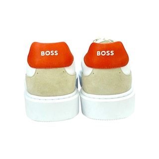 Foto 4 | Tenis Boss Colyn Derb Casuales Blanco De Piel Hombre - Original