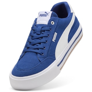 Foto 4 | Tenis Puma Court Classic Vulc Unisex Azul