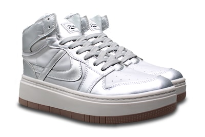 Foto 5 | Tenis Mujer Panam Bota Diva Plateado