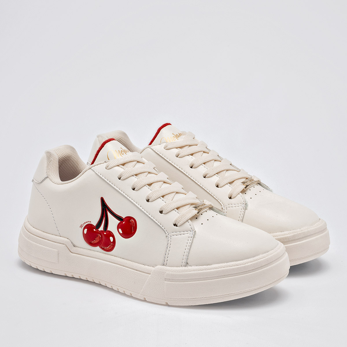 Foto 2 | Moramora Tenis Urbano Para Mujer Latte
