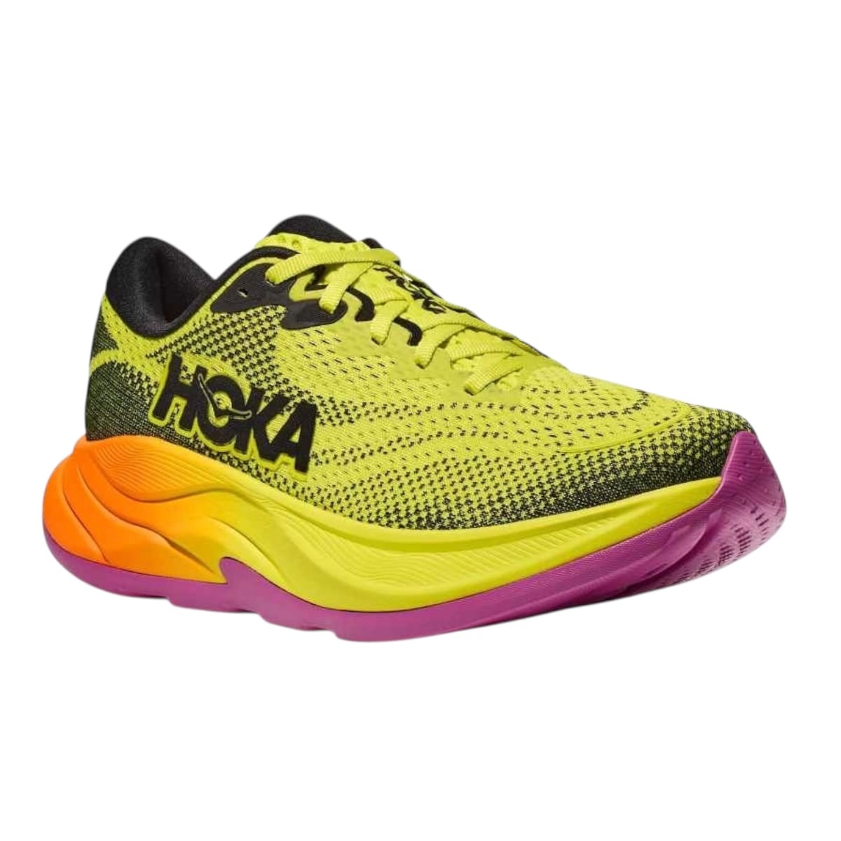 Tenis Hoka Rincon 4 Color Amarillo  Exterior Malla 100% Y Suela De Espuma De Poliuretano 100% $2,659