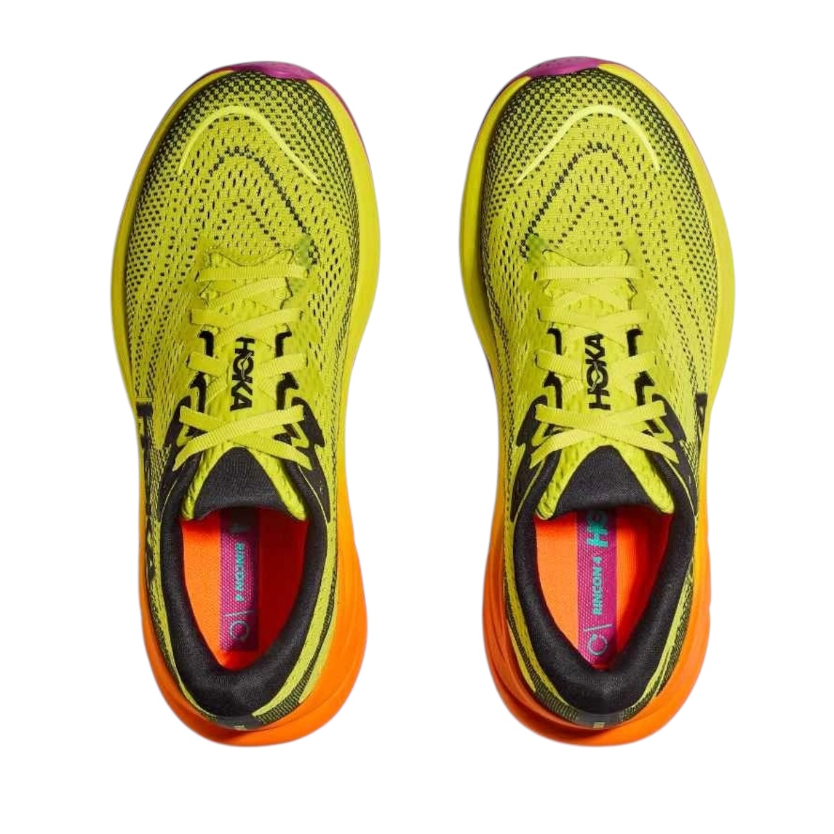 Foto 5 pulgar | Tenis Hoka Rincon 4 Color Amarillo  Exterior Malla 100% Y Suela De Espuma De Poliuretano 100%