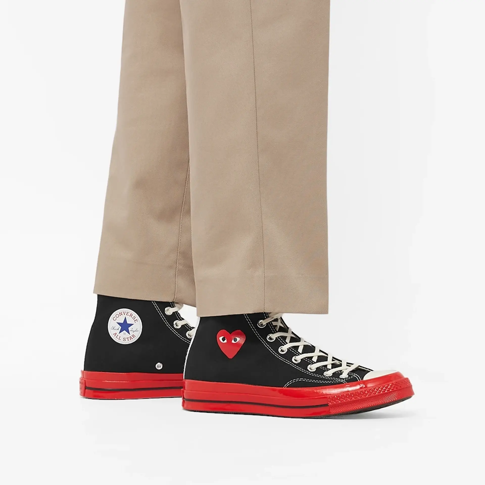 Foto 5 pulgar | Tenis Converse X Comme Des Garçons Play Chuck Taylor Hi Unisex - Original