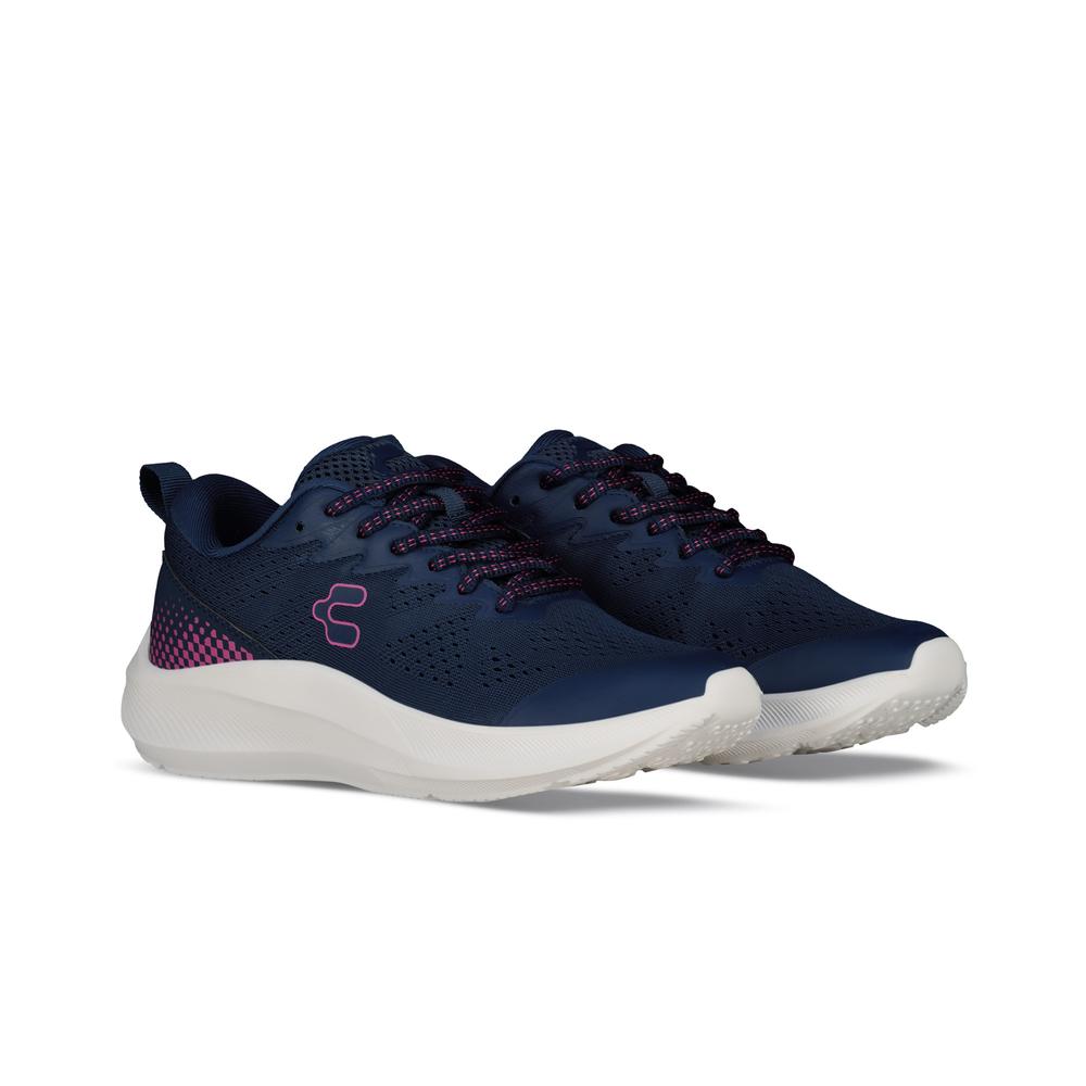 Foto 4 pulgar | Tenis Charly Sport Running Mujer Originales Azul Marino
