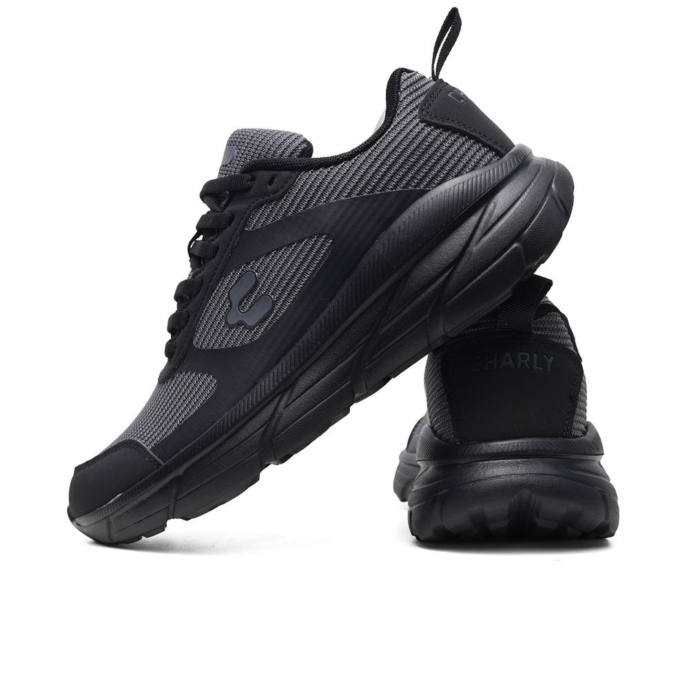 Foto 4 pulgar | Tenis Charly Relax Walking Hombre Comodo Gris