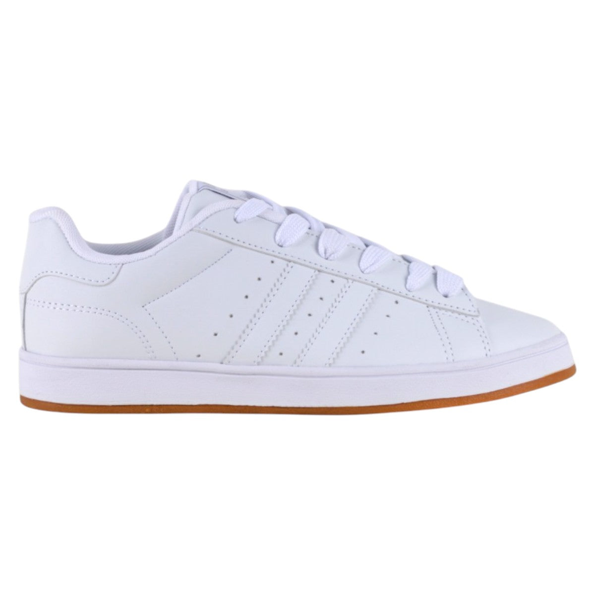 Foto 2 | Tenis Con Cordones Exterior Piel Vegana Color Blanco Para Hombre De Rbcollection