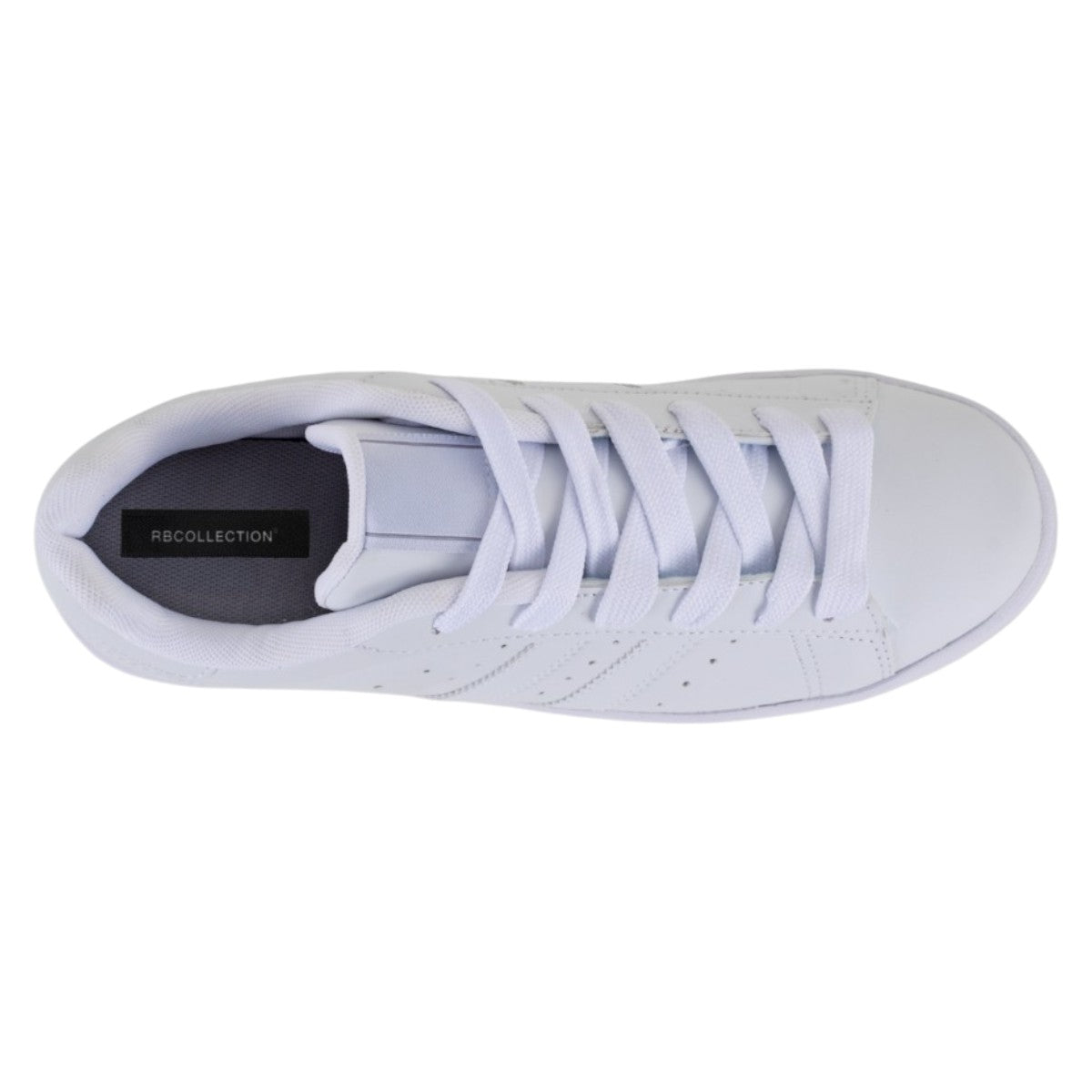 Foto 5 pulgar | Tenis Con Cordones Exterior Piel Vegana Color Blanco Para Hombre De Rbcollection