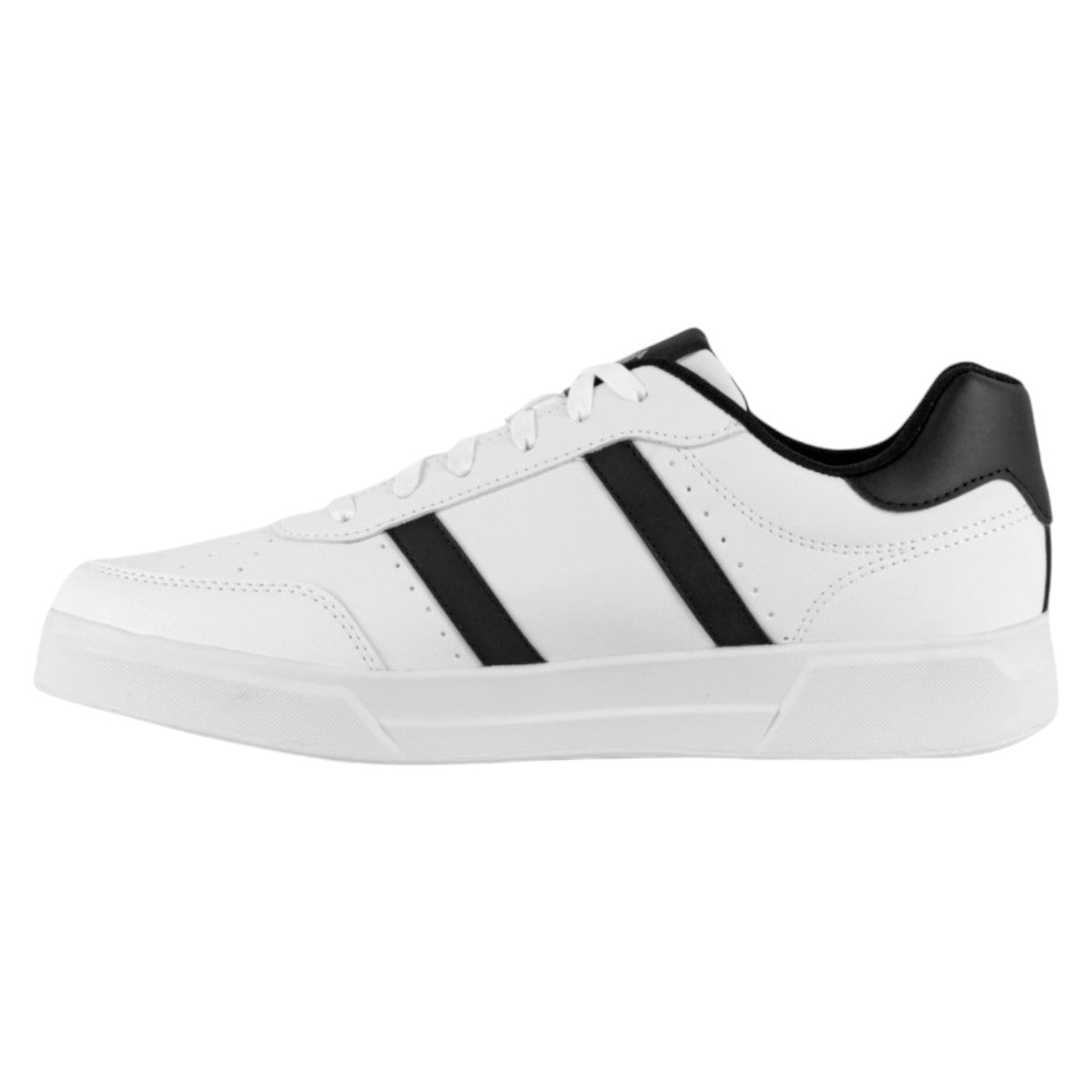 Foto 4 pulgar | Tenis Con Cordones Exterior Piel Vegana Color Blanco Para Hombre De Rbcollection