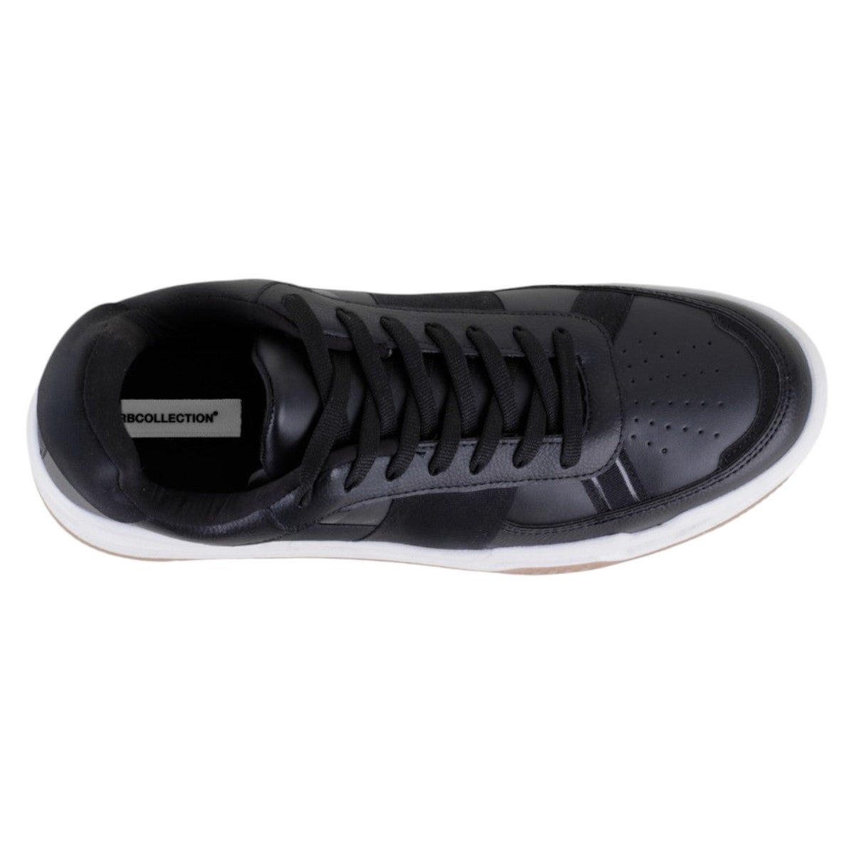 Foto 4 | Tenis Con Cordones Exterior Piel Vegana Color Negro Para Hombre De Rbcollection