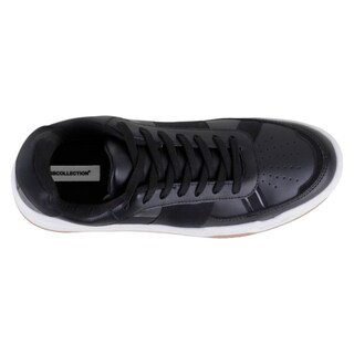Foto 4 | Tenis Con Cordones Exterior Piel Vegana Color Negro Para Hombre De Rbcollection