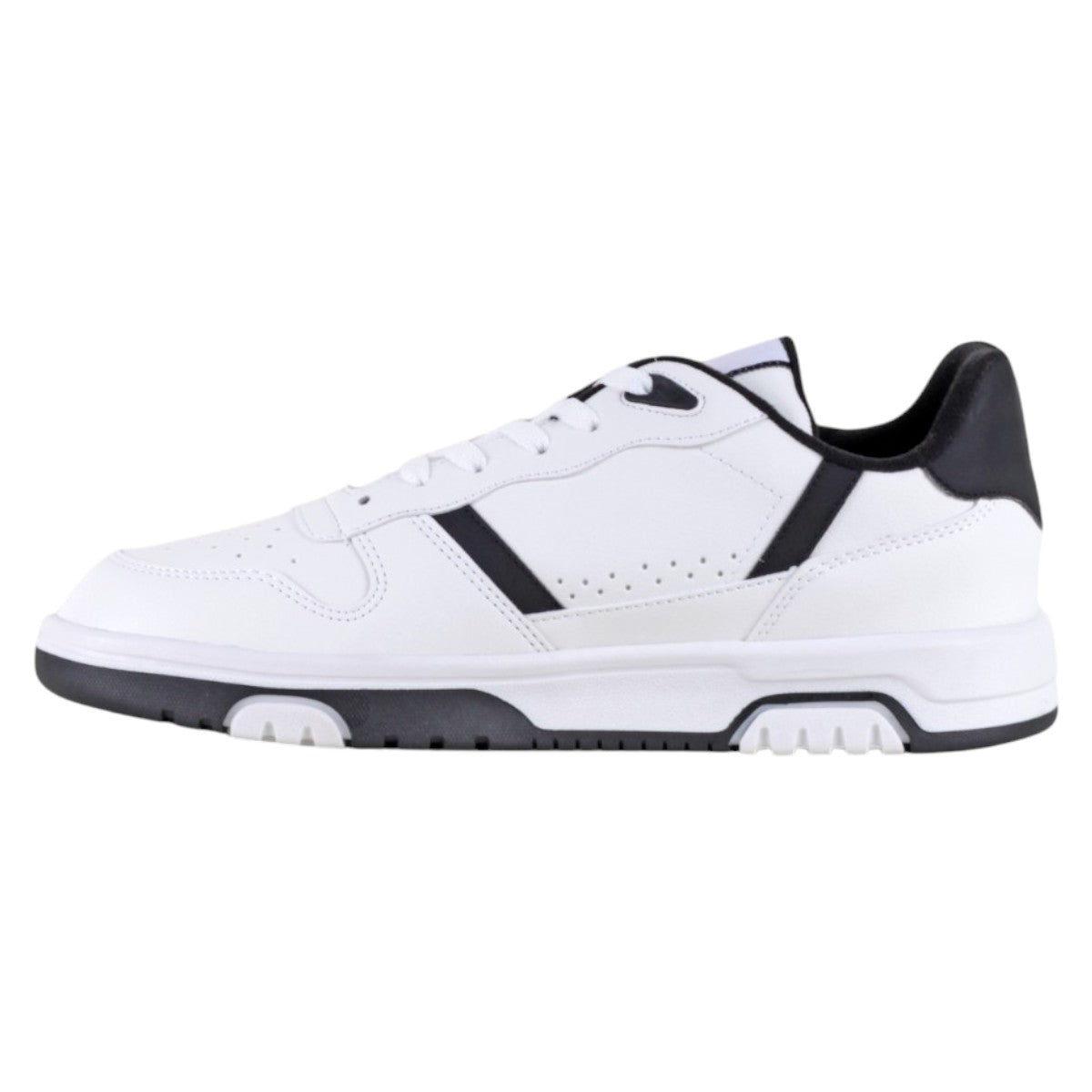Foto 4 pulgar | Tenis Con Cordones Exterior Piel Vegana Color Blanco Para Hombre De Rbcollection