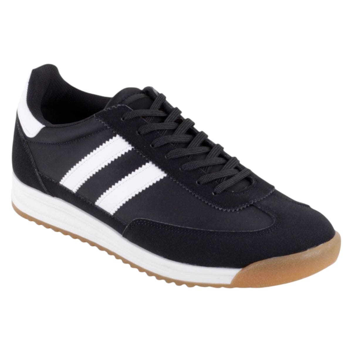 Tenis Con Cordones Exterior Piel Vegana Color Negro Para Hombre De Rbcollection $999
