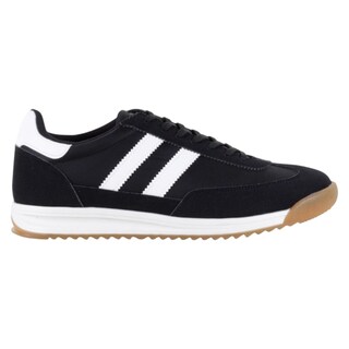 Foto 2 | Tenis Con Cordones Exterior Piel Vegana Color Negro Para Hombre De Rbcollection