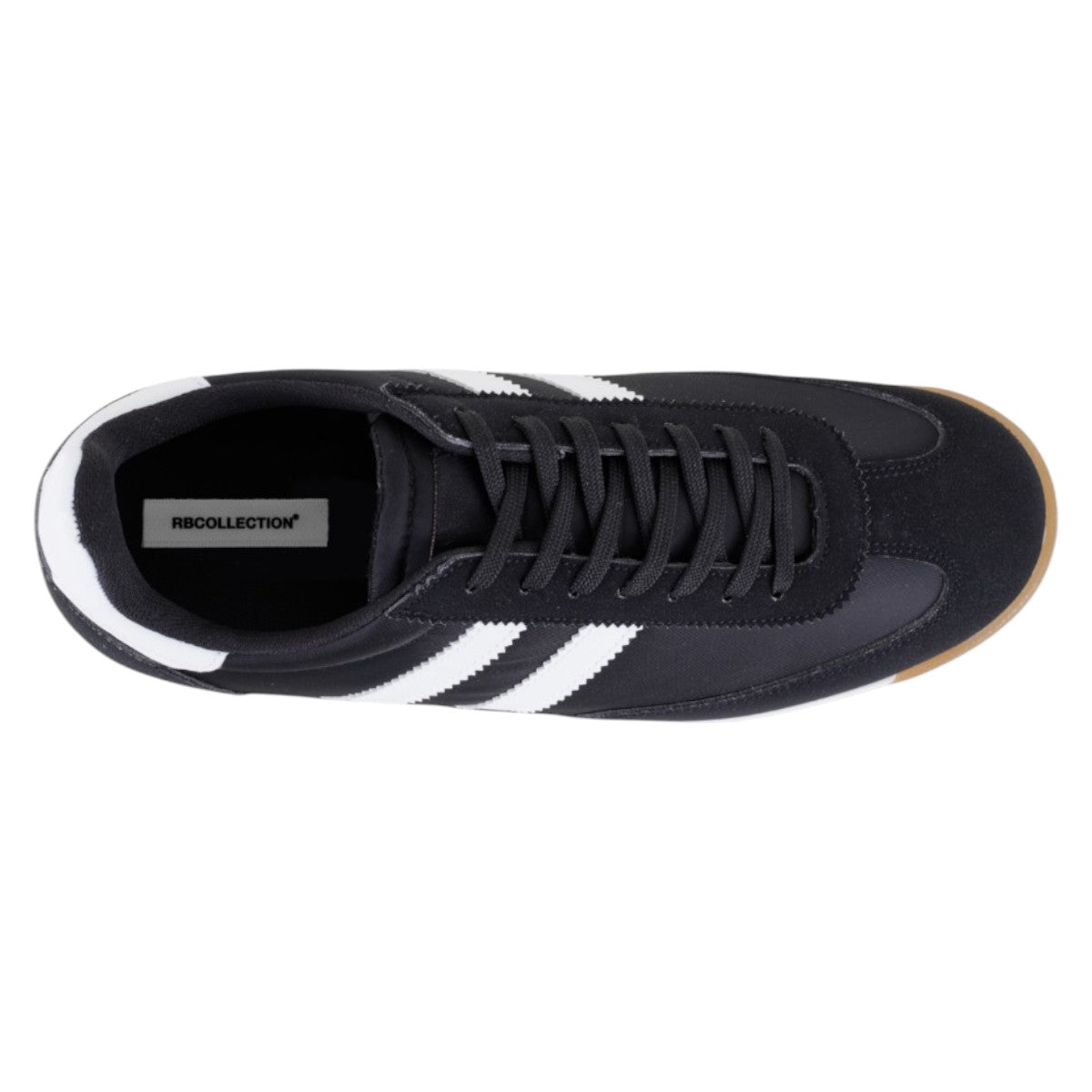 Foto 5 pulgar | Tenis Con Cordones Exterior Piel Vegana Color Negro Para Hombre De Rbcollection