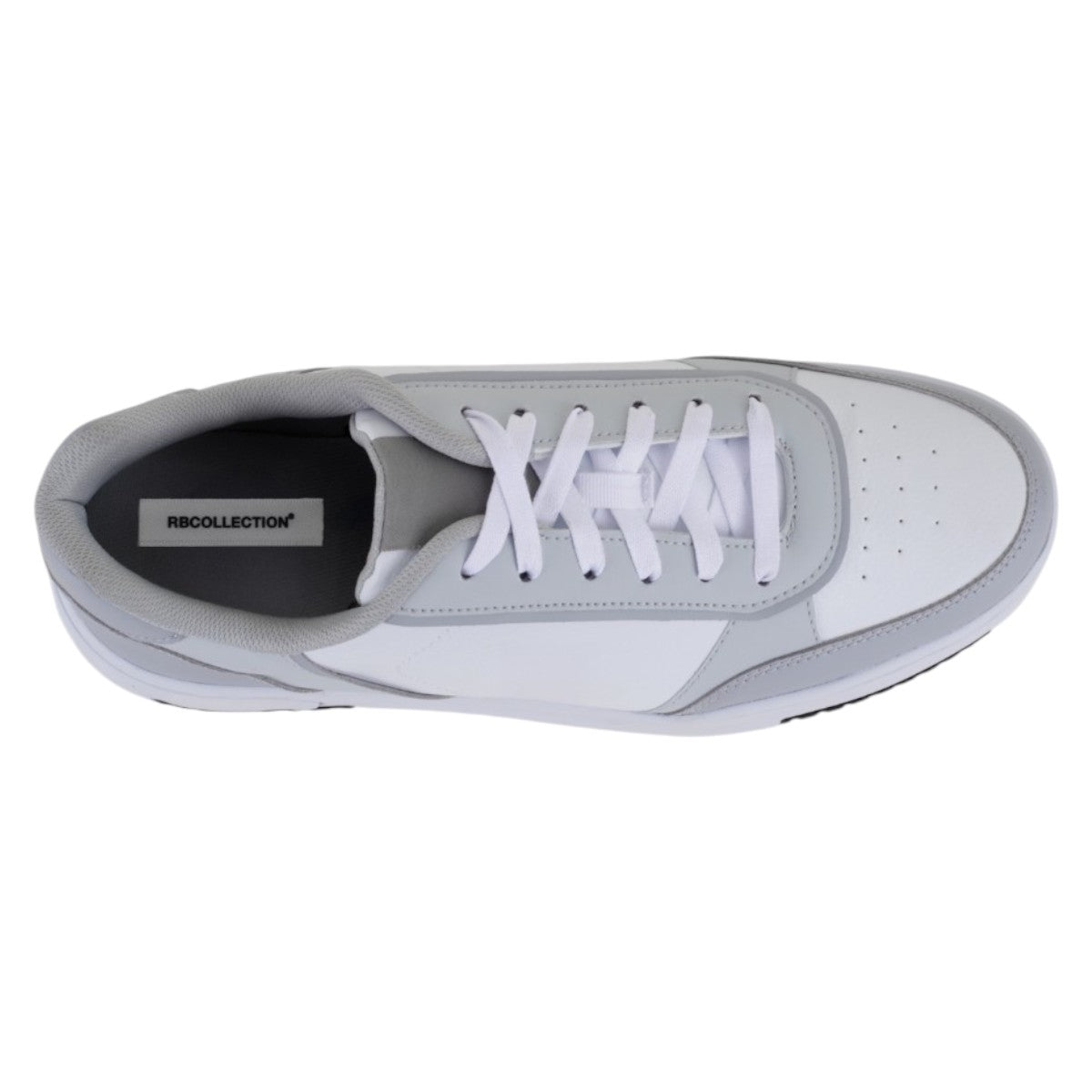 Foto 4 | Tenis Con Cordones Exterior Piel Vegana Color Blanco Para Hombre De Rbcollection